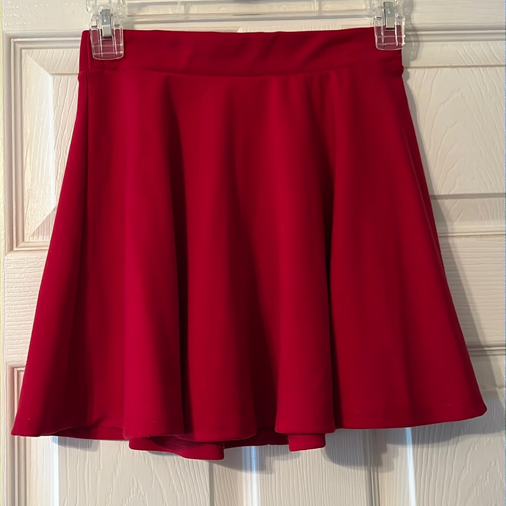 Red Circle Skirt